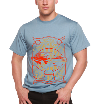Iron Muscle Men's Bamboo Viscose/Organic Cotton Short Sleeve Graphic T-Shirt