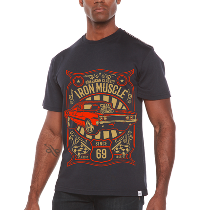 Iron Muscle Men's Bamboo Viscose/Organic Cotton Short Sleeve Graphic T-Shirt