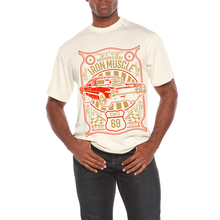 Iron Muscle Men's Bamboo Viscose/Organic Cotton Short Sleeve Graphic T-Shirt