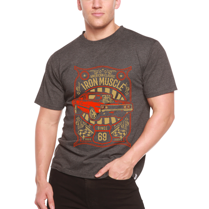 Iron Muscle Men's Bamboo Viscose/Organic Cotton Short Sleeve Graphic T-Shirt