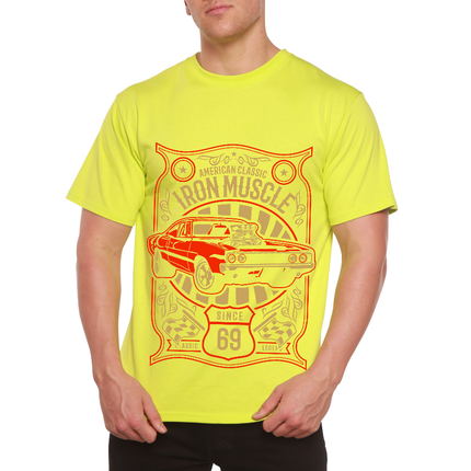 Iron Muscle Men's Bamboo Viscose/Organic Cotton Short Sleeve Graphic T-Shirt