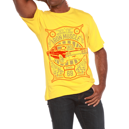Iron Muscle Men's Bamboo Viscose/Organic Cotton Short Sleeve Graphic T-Shirt