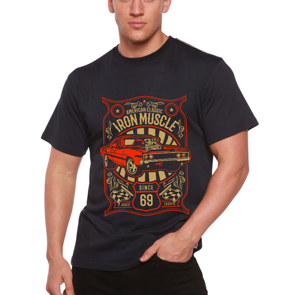Iron Muscle Men's Bamboo Viscose/Organic Cotton Short Sleeve Graphic T-Shirt