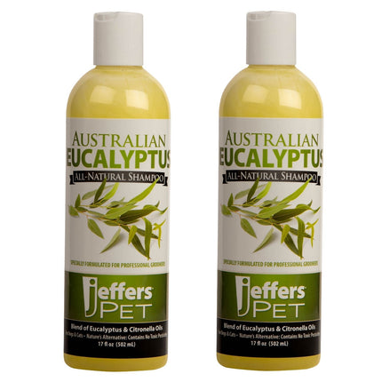 Jeffers Australian Eucalyptus All-Natural Dog Shampoo - Aids in Repelling Fleas, Ticks, Flies & Mosquitos