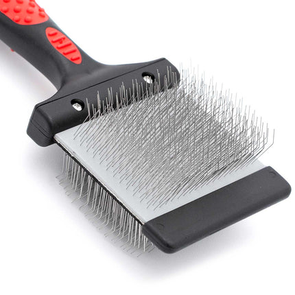 Jeffers Double-Sided Flex Head Pet Grooming Slicker Brush