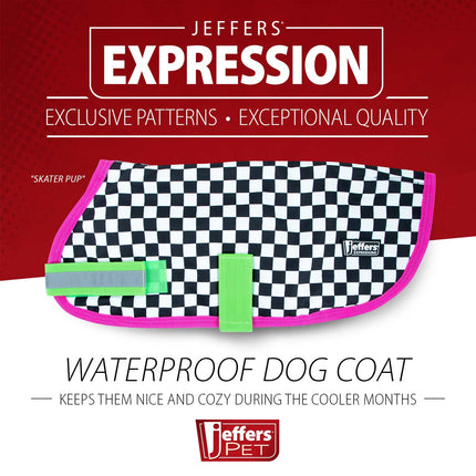 Jeffers Expression 600D Waterproof Ripstop Dog Coat, 240 Gram