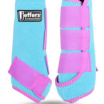 Jeffers Expression Neon Protective Boots for Horses