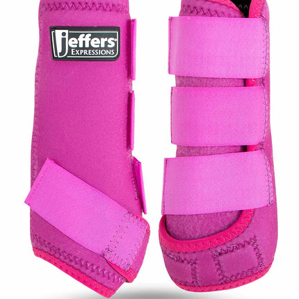 Jeffers Expression Neon Protective Boots for Horses