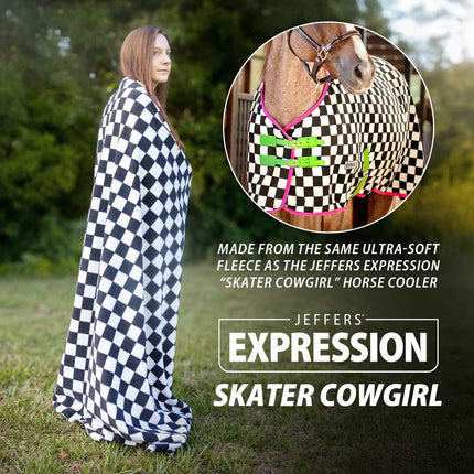 Jeffers Expression Oversized Fleece Throw Blanket