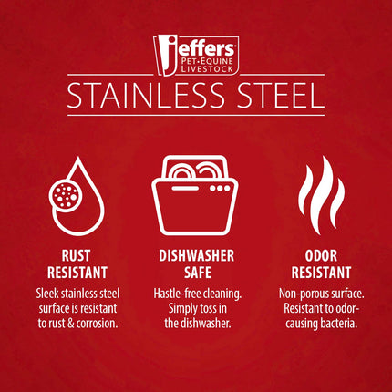 Jeffers Multi-Purpose Stainless Steel Pails with Handle