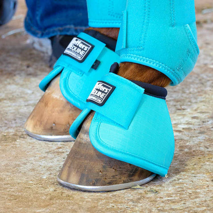 Jeffers No-Turn Bell Boots for Horses, Solid Colors, 2 Count