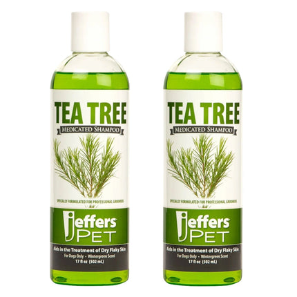 Jeffers Pet Tea Tree (Melaleuca) Medicated Dog Shampoo for Dry Skin