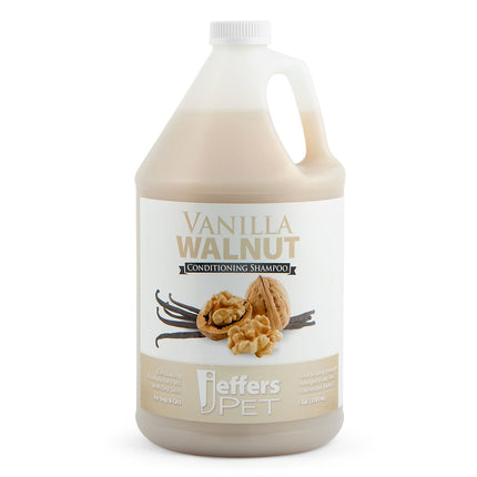 Jeffers Pet Vanilla Walnut Exfoliating Dog & Cat Conditioning Shampoo