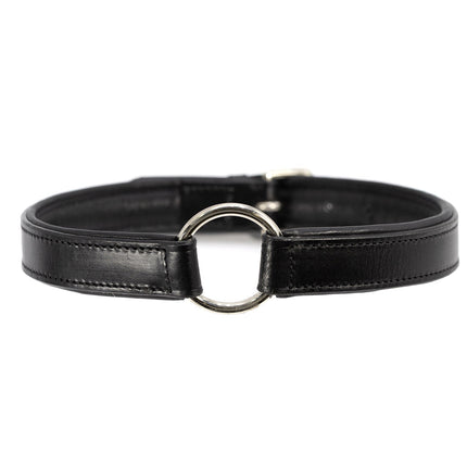 Jeffers Premium Padded Black Leather Dog Collars