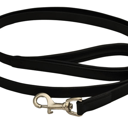 Jeffers Premium Padded Black Leather Leash