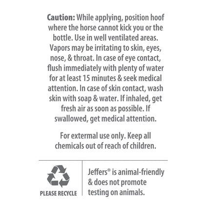 Jeffers Thrush Away Hoof Treatment for Thrush in Horses, 2 oz