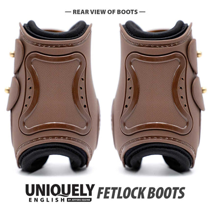 Jeffers Uniquely English Fetlock Boots for Horses, 2-Pack