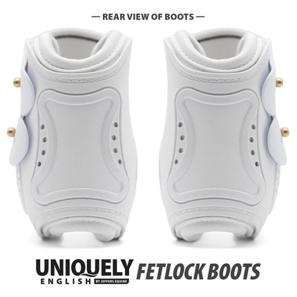 Jeffers Uniquely English Fetlock Boots for Horses, 2-Pack