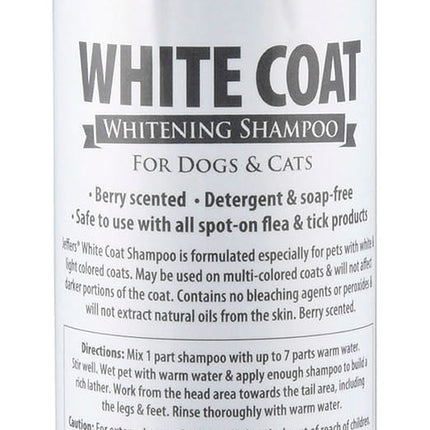Jeffers Pet White Coat Whitening Dog & Cat Shampoo