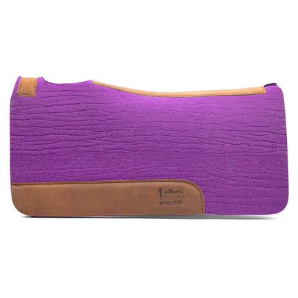 Jeffers WoolLuxe 100% Wool Equine Saddle Pad – Cushioned, Breathable, and Shock-Absorbing