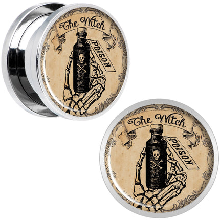 Witches Brew Poison Potion Halloween Plug Set 0G to 20mm