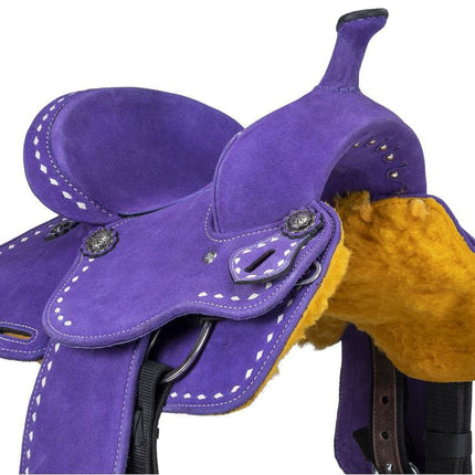King Series Stratford Suede Barrel Saddle