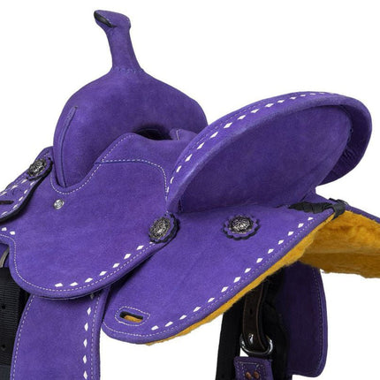 King Series Stratford Suede Barrel Saddle