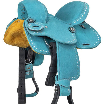 King Series Stratford Suede Barrel Saddle