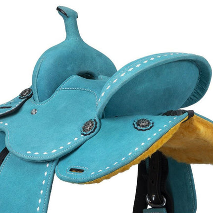 King Series Stratford Suede Barrel Saddle
