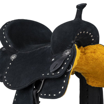 King Series Stratford Suede Barrel Saddle