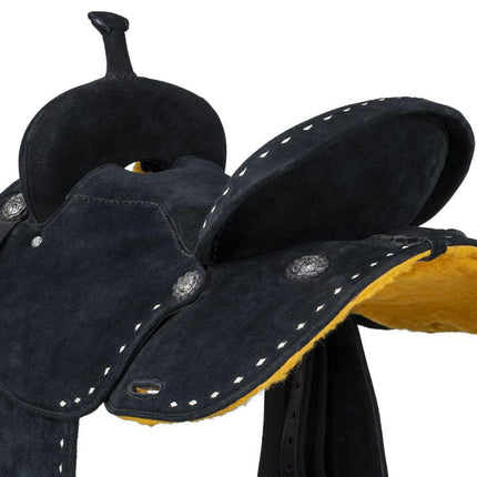 King Series Stratford Suede Barrel Saddle
