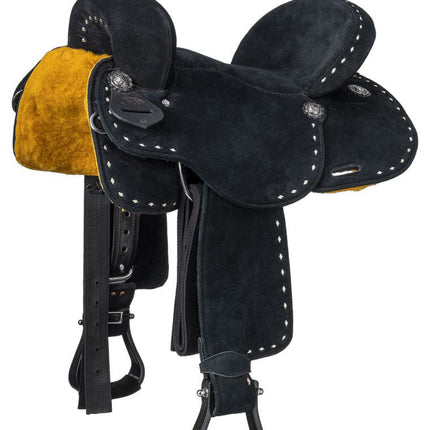 King Series Stratford Suede Barrel Saddle