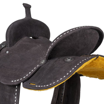 King Series Stratford Suede Barrel Saddle