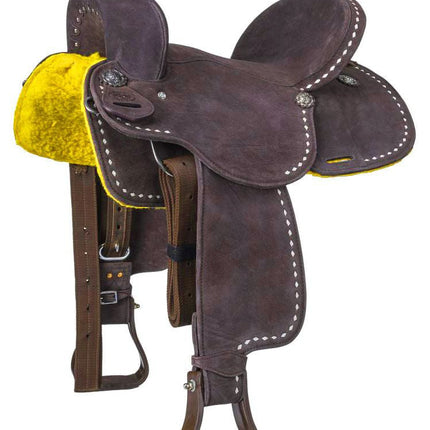 King Series Stratford Suede Barrel Saddle
