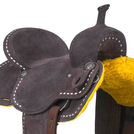 King Series Stratford Suede Barrel Saddle