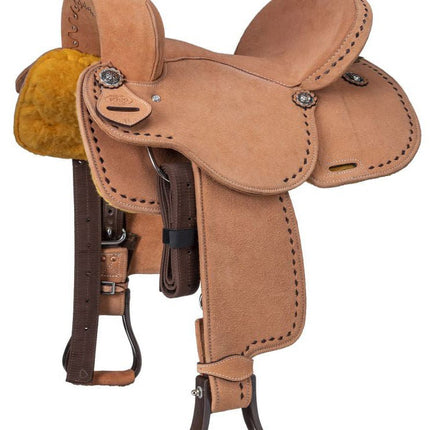King Series Youth Stratford Suede Barrel Saddle