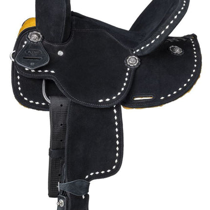 King Series Youth Stratford Suede Barrel Saddle