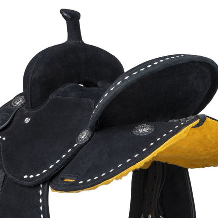 King Series Youth Stratford Suede Barrel Saddle