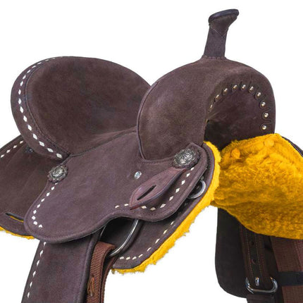 King Series Youth Stratford Suede Barrel Saddle