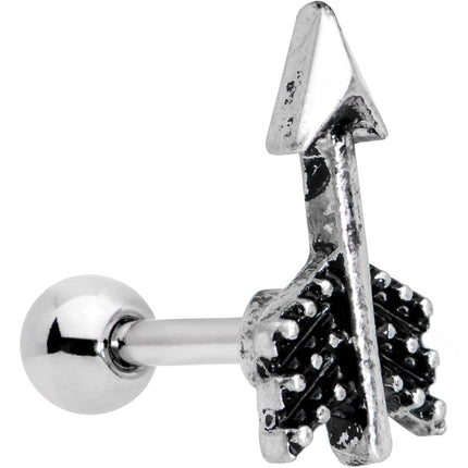 16G 1/4 Straight Arrow Cartilage Tragus Earring