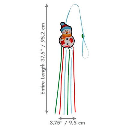 KONG Holiday Snowman Teaser Catnip Cat Toy