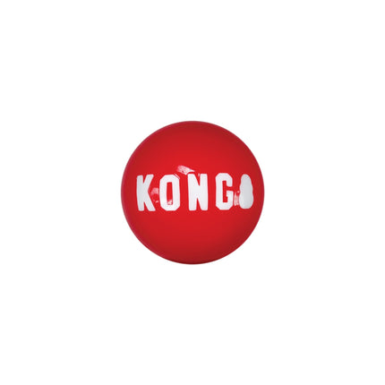KONG Signature Fetch Dog Toy Balls, Multi-Pack