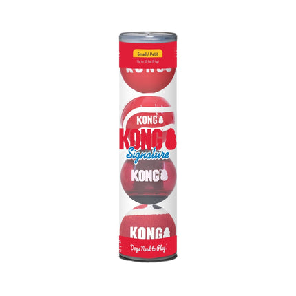 KONG Signature Fetch Dog Toy Balls, Multi-Pack