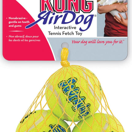 KONG SqueakAir® Ball – Durable Squeaker Tennis Ball Dog Toy for Fetch & Play