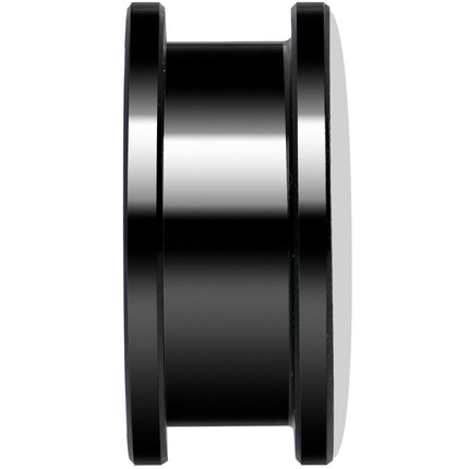 Blue Black Skull Black Anodized Screw Fit Plug Set 20mm