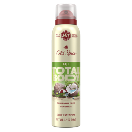 Old Spice Whole Body Deodorant Aluminum Free Spray Fiji