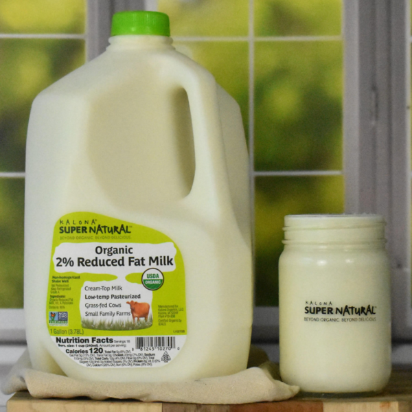 Kalona SuperNatural Organic, 2% Milk, Grass-fed Cows