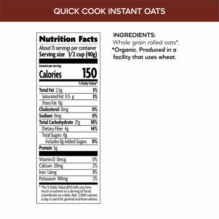 Nature's Path Organic Quick Oats