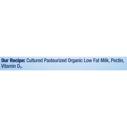 Stonyfield Organic Lowfat Yogurt Plain
