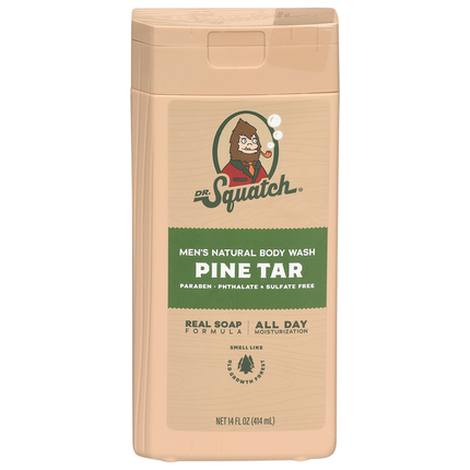 Dr. Squatch Men's Natural Pine Tar Body Wash
